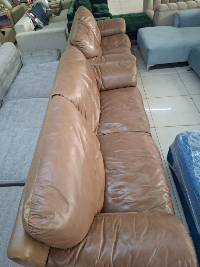 3+2 Seater Leather Sofa - Image 2